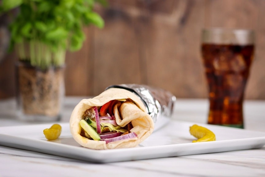 Kebabrulle från Restaurang Lokus