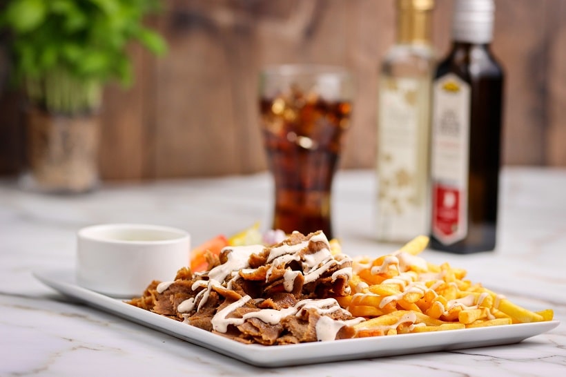 Kebabtallrik från Lokus